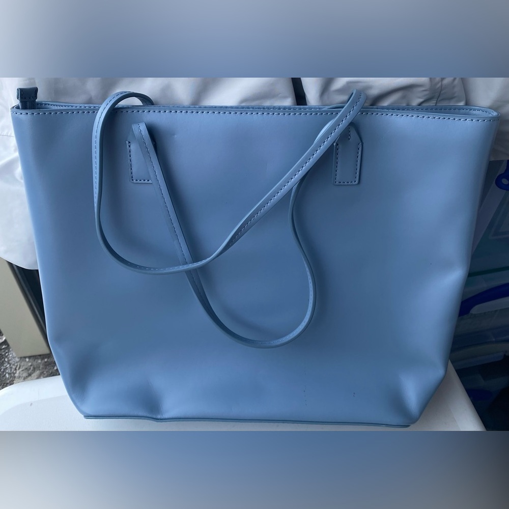 Kate Spade Outlet Light Blue Tote Bag with Star Charm - Picture 4 of 6